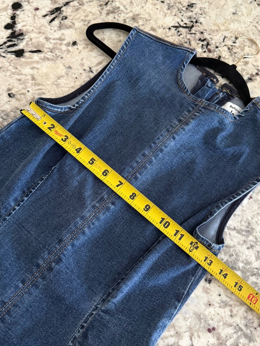 Reformation Jeans Kendi Denim Midi Dress 2 - Picture 10 of 15